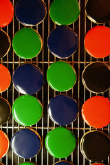 Glazed sugar cookies