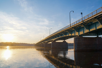 Fototapeta na wymiar Bridge over a river