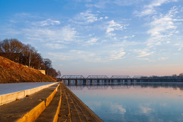 Bridge over a river