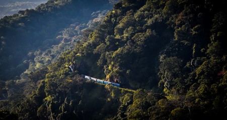 Scenic Train Ride from Colombo to Ella through beautiful lush green forest Kadugannawa and Unesco world heritage Kandy