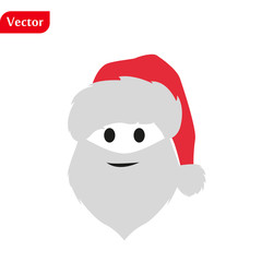 Christmas background with Santa Claus Merry Christmas and Happy New Year Ho-Ho-Ho Vector illustration.
