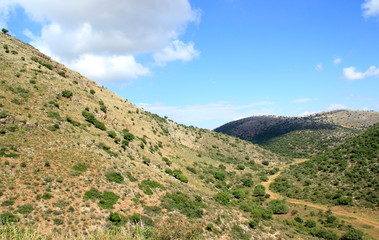 Fototapeta na wymiar Galillea mountains