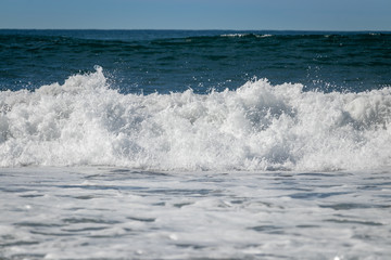 Enjoying a day at the beach