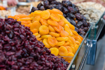 different dried fruits Dried apricots dried fruits.