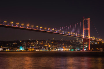 Fototapeta na wymiar 15 temmuz şehitler köprüsü