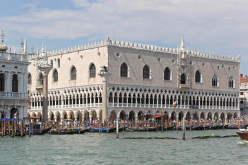 Doges Palace Building Venice Italy