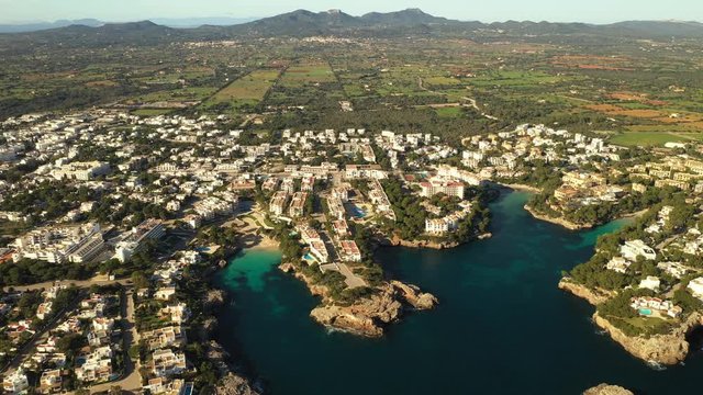 the Bay of Cala Ferrera Majorca, Spain