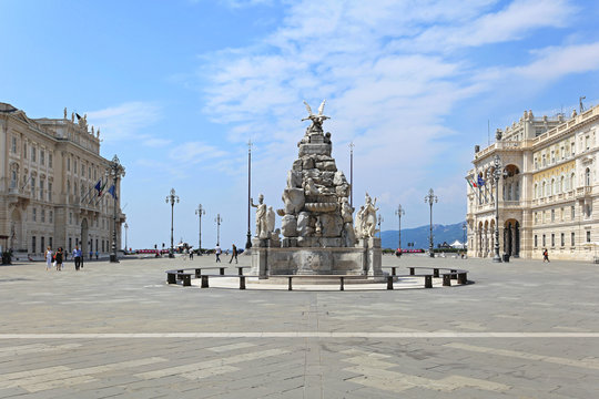 Unity Square in Trieste Italy