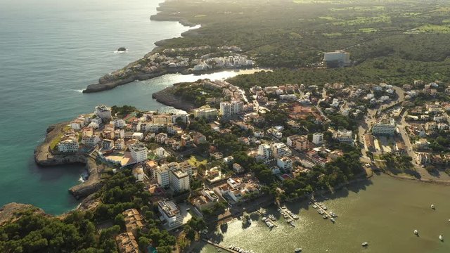 the Bay of Cala Ferrera Majorca, Spain