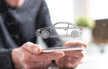 Concept of car transport