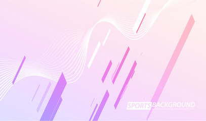 Abstract poster for sports