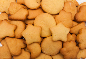 cooked biscuits or home made cookies for holidays