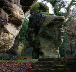 Rocks in the landscape United Kingdom