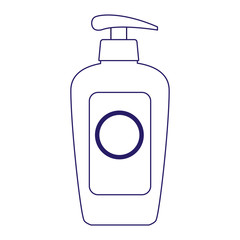 sunblock cream bottle icon, flat design