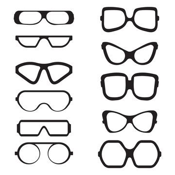 Silhouette glasses. Plastic frame for fashionable and stylish accessories to protect from sunlight. Sunglasses.