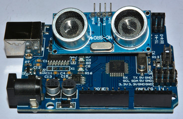 Arduino board. For the site and articles on the subject of arduino.