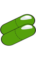 2 Green Pills