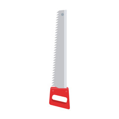 handsaw tool icon, colorful design