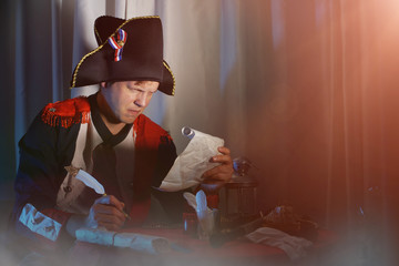 Napoleon Bonaparte, military leader and statesman of the 18th century