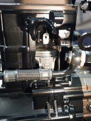 オートバイのエンジン　SOHC