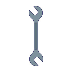 wrench tool icon, repair tools design