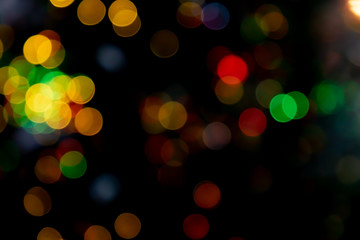 Multicolored Bokah Balls Overlay