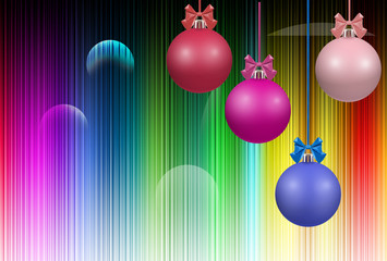 Image of beautiful festive designer christmas decorations.Merry Christmas and Happy New Year Greeting Card