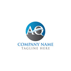 AQ Letter Logo With Creative Modern Business Typography Vector Template. Creative Alphabetical AQ Logo Design.