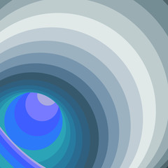Color Swirl Warmhole Vortex Twist Generative Art background illustration