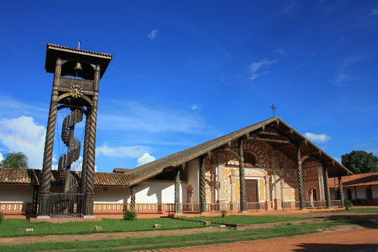Church Concepcion, jesuit missions in the region of Chiquitos, Bolivia