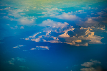 Winter Greenland overflight