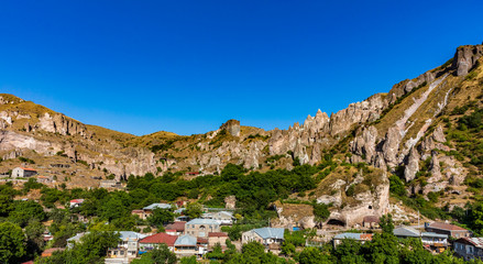 Fototapeta na wymiar rock forest of Zangezur Mountains in Goris landmark of Syunik province Armenia eastern Europe