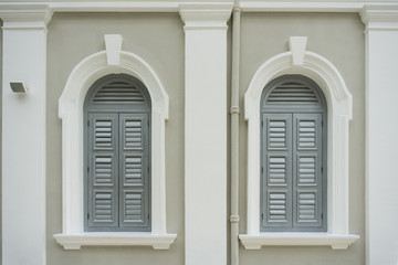Old windows, Singapore