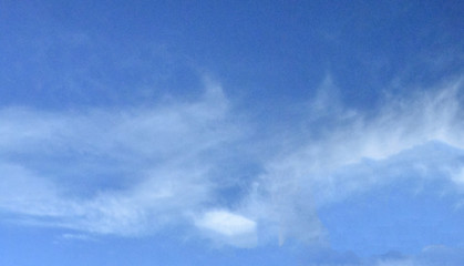 Beautiful Shot of a Cloud With Clear Blue Sky