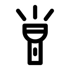 flash light user interface isolated icon