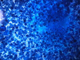 bubbles made from water and oil mixed