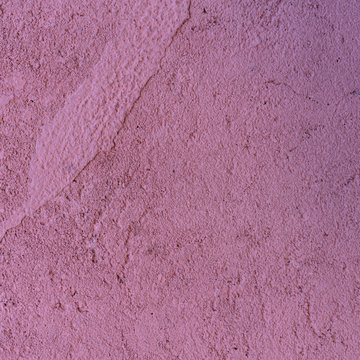 OLD AND ROUGH SURFACE OF   CEMENT PAINTED PINK, BACKGROUND