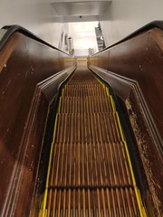 escalator in the city center
