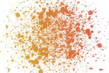 Abstract blue watercolor on white background