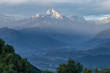 Fishtail Machapuchare Mountain Pokhara Nepal