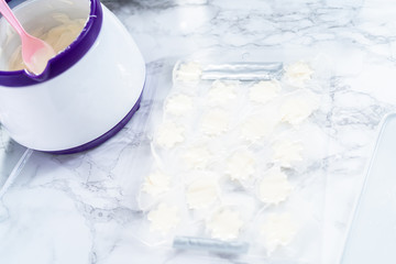 Chocolate snowflakes