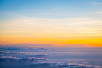 Beautiful sky and clouds before sunset