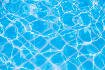 Reflect the waves and in the blue pool background