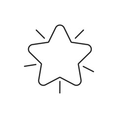 star, rate, favorite vector icon.
