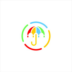 umbrella vector logo template download