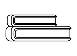 pile text books library icon
