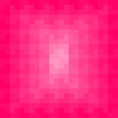 Abstract 3D H letter or plus symbol repeat pattern seamless background. Pink polygons, rectangles and squares simple background vector.