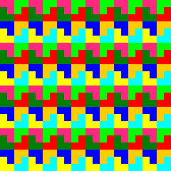 Abstract A or Y logo repeat pattern seamless background. Colorful geometric pattern background vector.