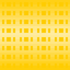 3D yellow geometric shape repeat pattern on yellow background vector.