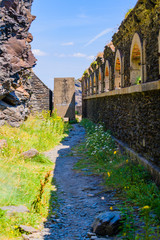 Abandoned old fort on the Crozon Peninsula. Finister. Brittany. France